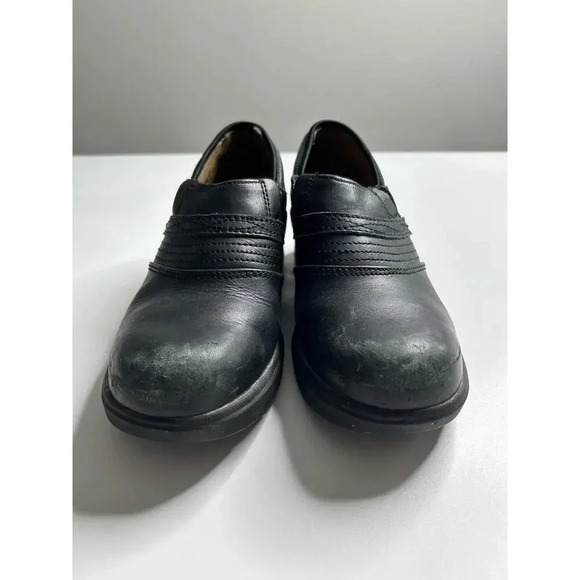 ARIAT Shoes Women's 8.5B Steel Toe Clog Work 10002368 Black Leather Slip On - Picture 2 of 9